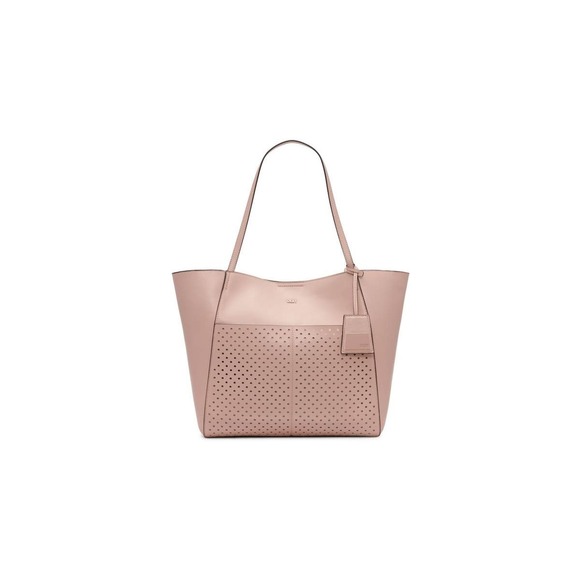 DKNY Peyton Large Perforated Tote Bag In Rosewater Pink Bags